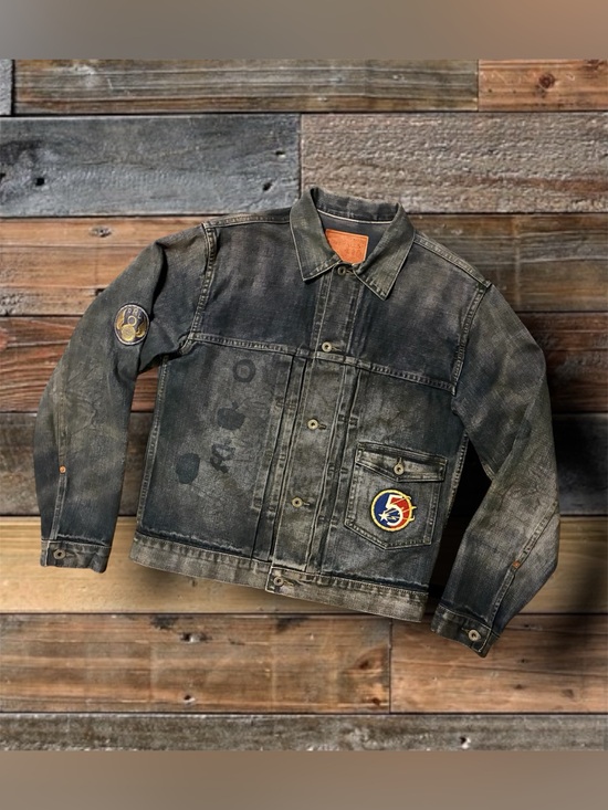 Ralph Lauren Double RL Other - 💥RARE💥DOUBLE RL RALPH LAUREN RRL INDIGO TYPE I MILITARY JACKET- SIZE MEDIUM